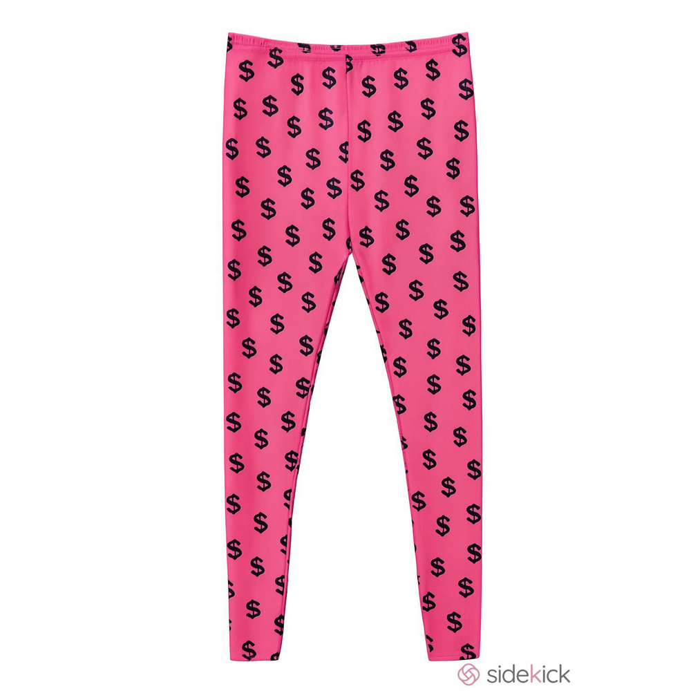Militant Rebel Whole Lotta Money Fitted $$ Pink Pants Size M